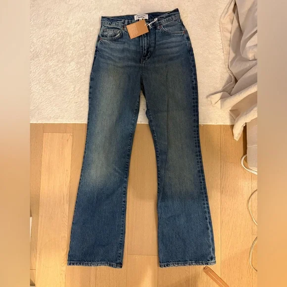 Reformation Mia High Rise Vintage Bootcut Jeans in Canyon NWT - Picture 3 of 5